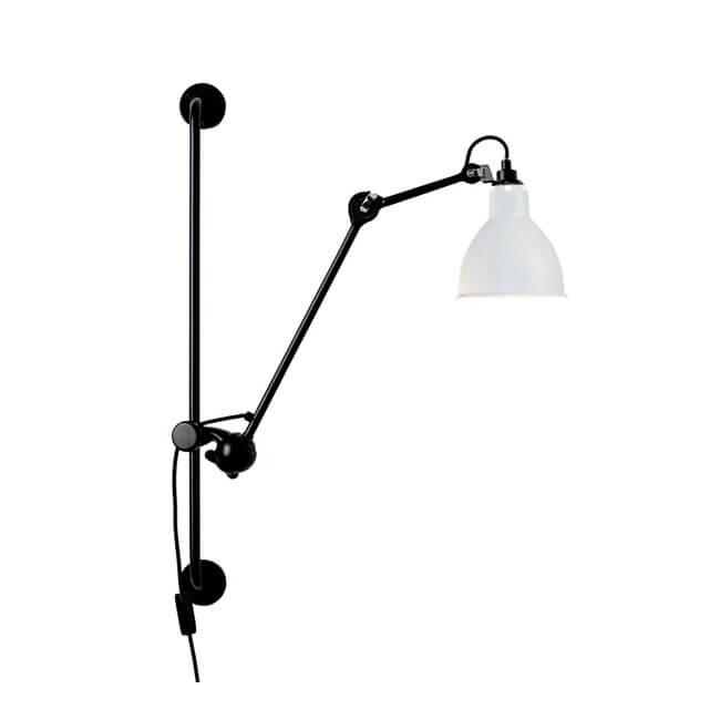 Vintage Industrial Iron Swing Arm Wall Sconce