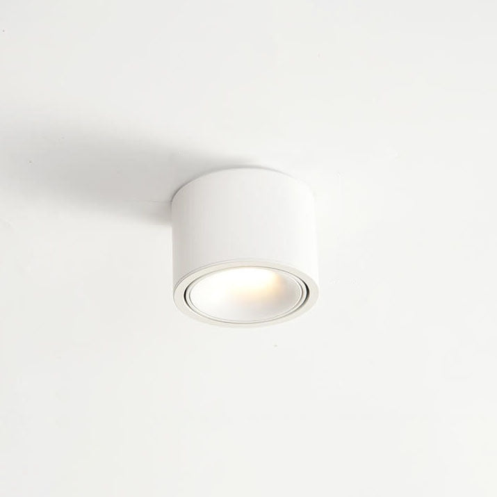 Minimalist Round Aluminum LED Flush Mount Ceiling Light