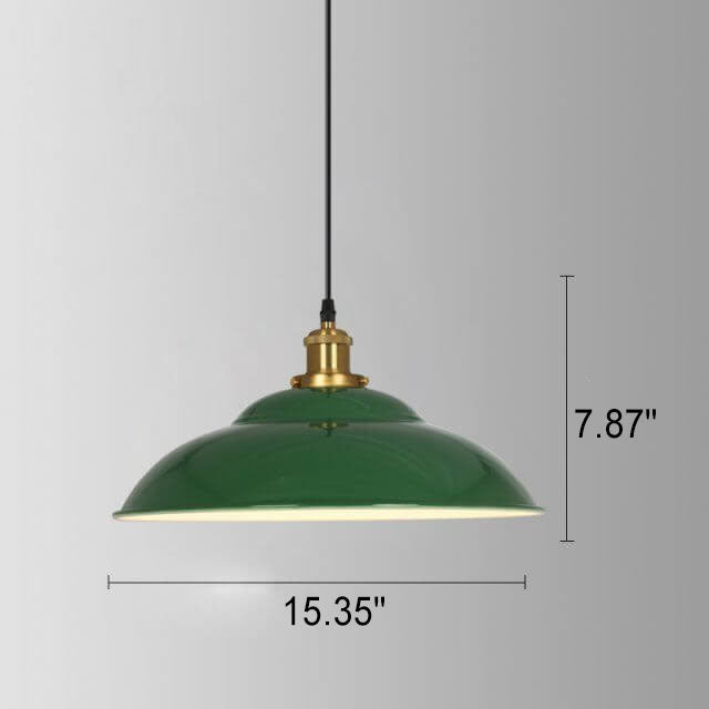Industrial Dome Iron Pendant Light