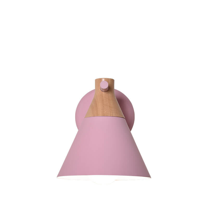 Nordic Solid Wood Wall Sconce