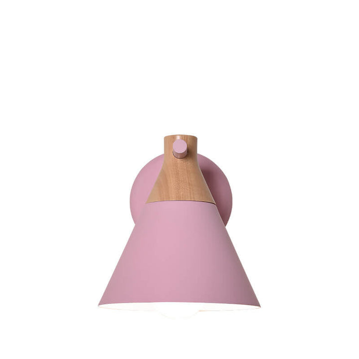 Nordic Solid Wood Wall Sconce