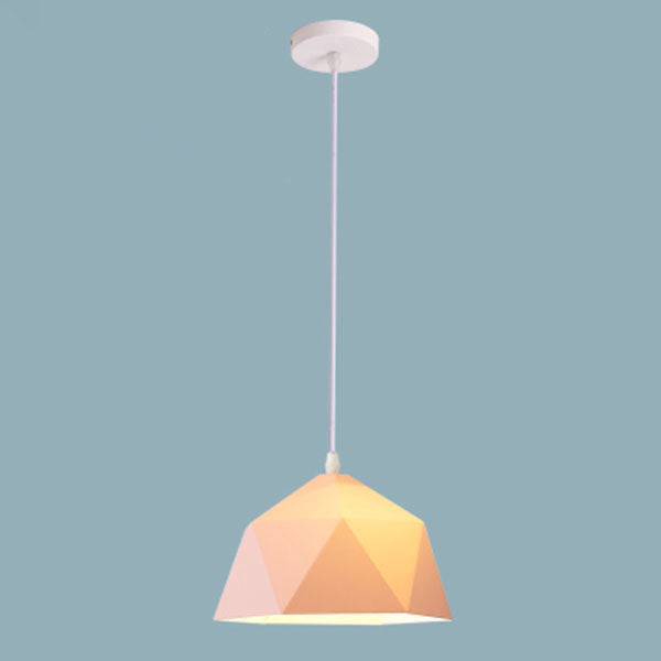 Modern Geometric Iron Pendant Light