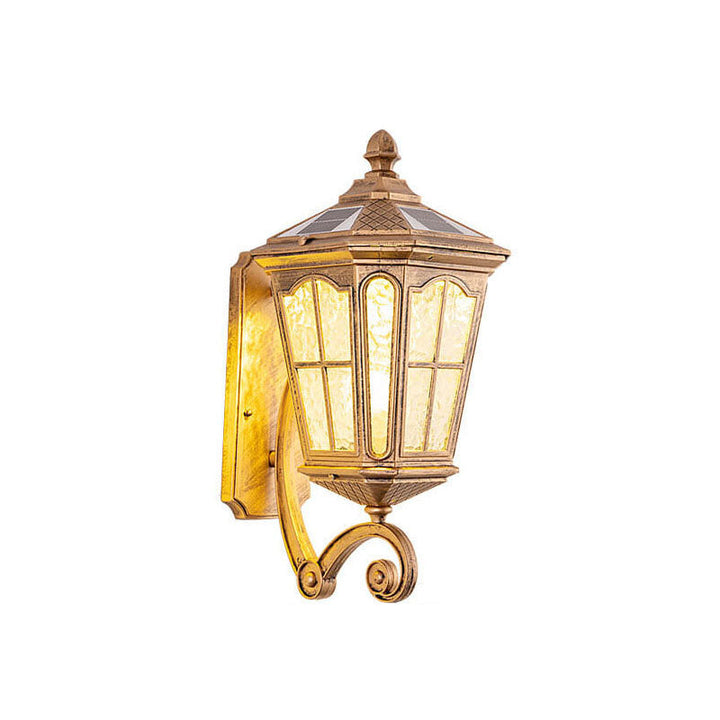 Traditional Lantern Aluminum Waterproof Outdoor Wall Light
