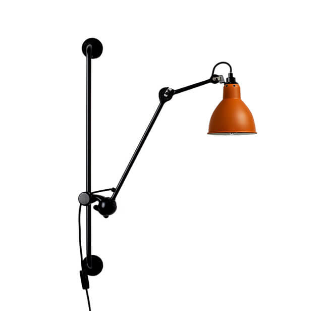 Vintage Industrial Iron Swing Arm Wall Sconce