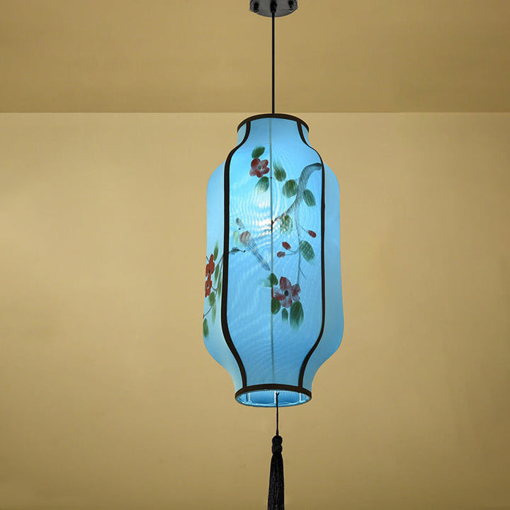 Lantern Fabric Pendant Light