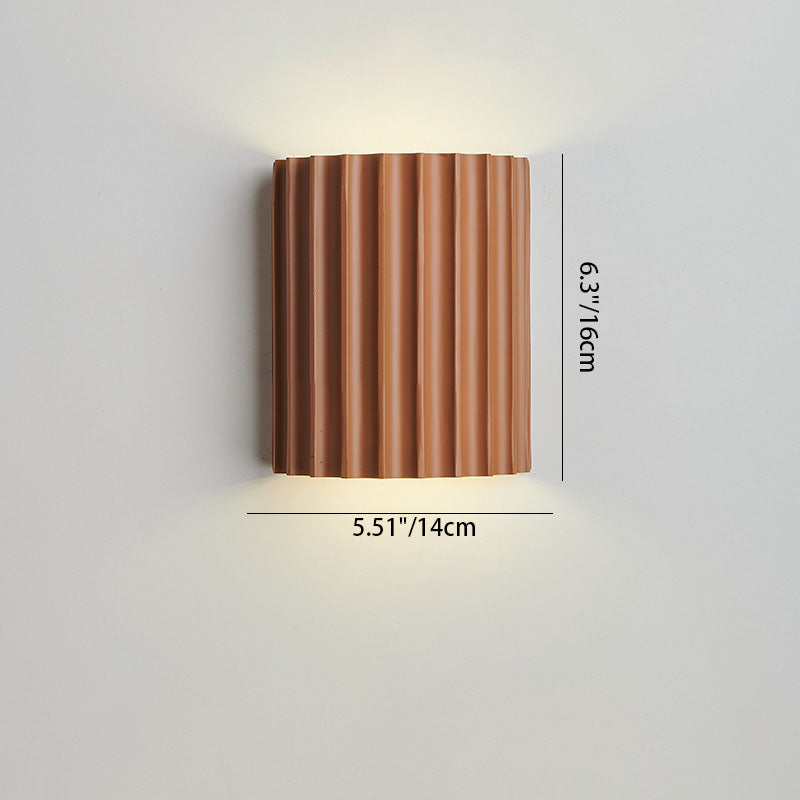 Contemporary Resin 2-Light Wall Sconce