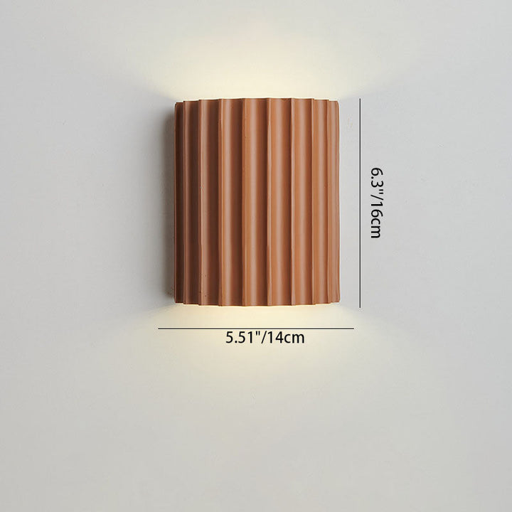 Contemporary Resin 2-Light Wall Sconce