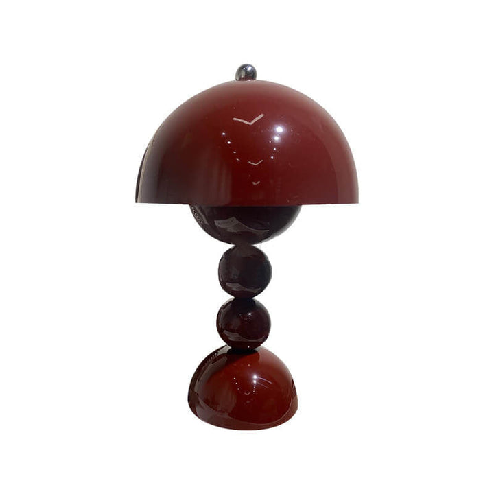 Contemporary Round Metal Table Lamp