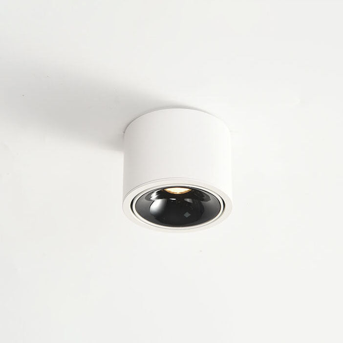 Minimalist Round Aluminum LED Flush Mount Ceiling Light