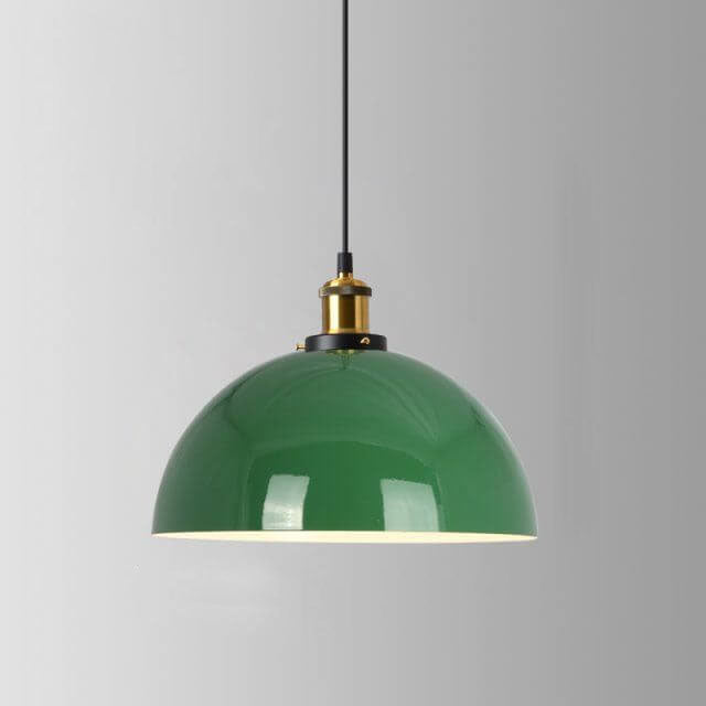 Industrial Dome Iron Pendant Light