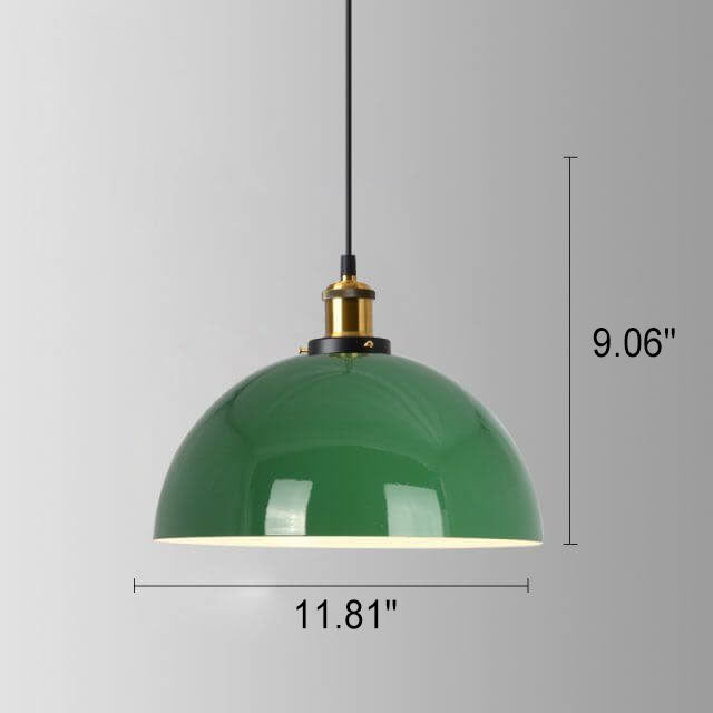 Industrial Dome Iron Pendant Light