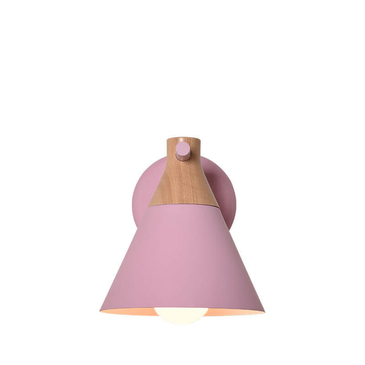 Nordic Solid Wood Wall Sconce