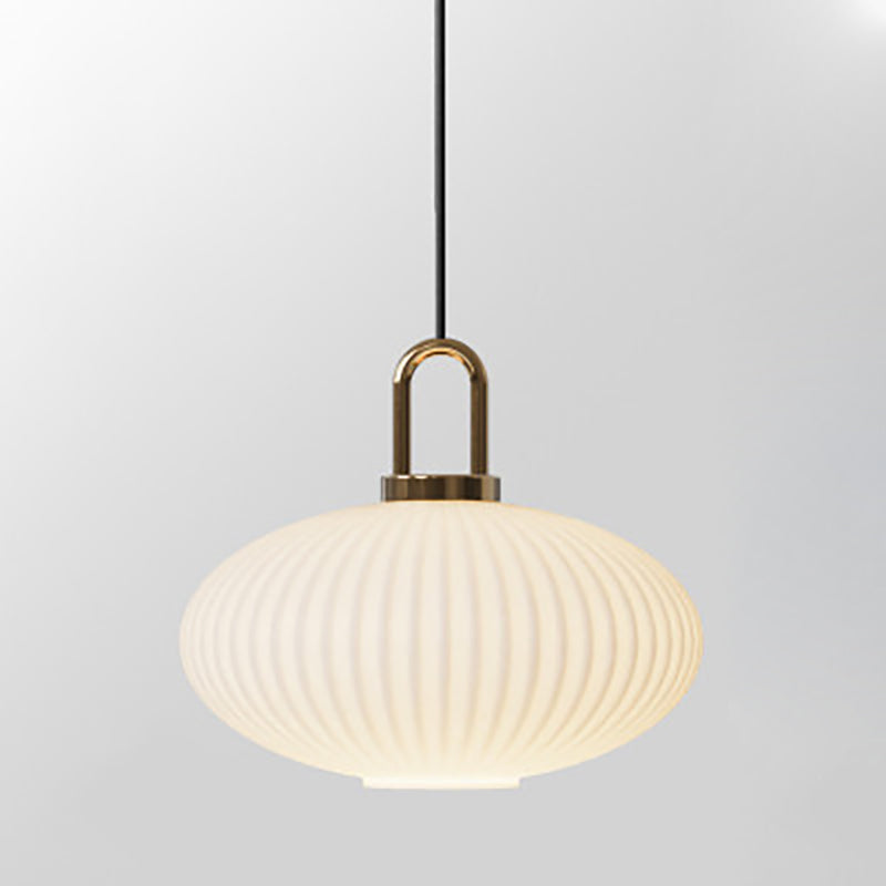 Contemporary Round Stainless Steel Pendant Light