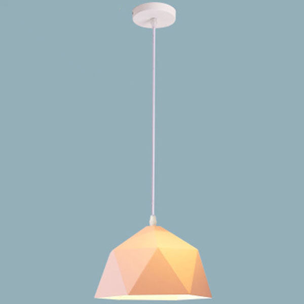 Modern Geometric Iron Pendant Light