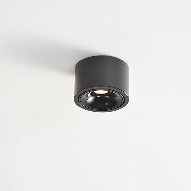 Minimalist Round Aluminum LED Flush Mount Ceiling Light