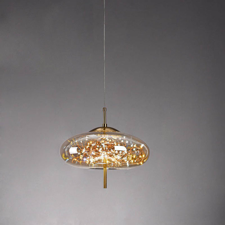 Nordic Cylinder Glass Pendant Light
