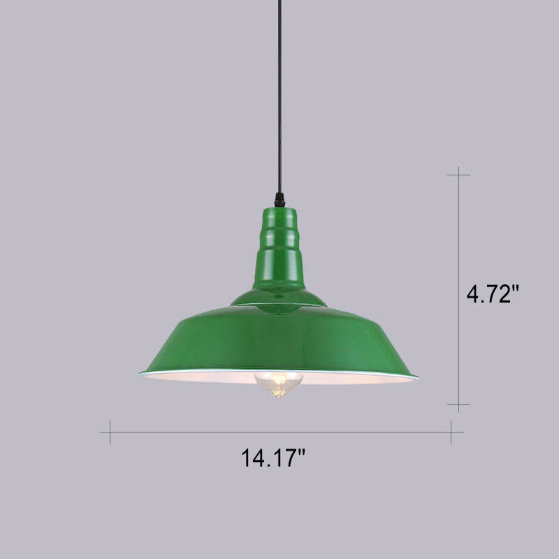 Industrial Dome Iron Pendant Light