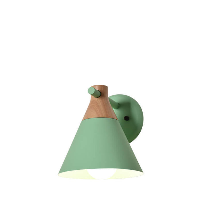 Nordic Solid Wood Wall Sconce