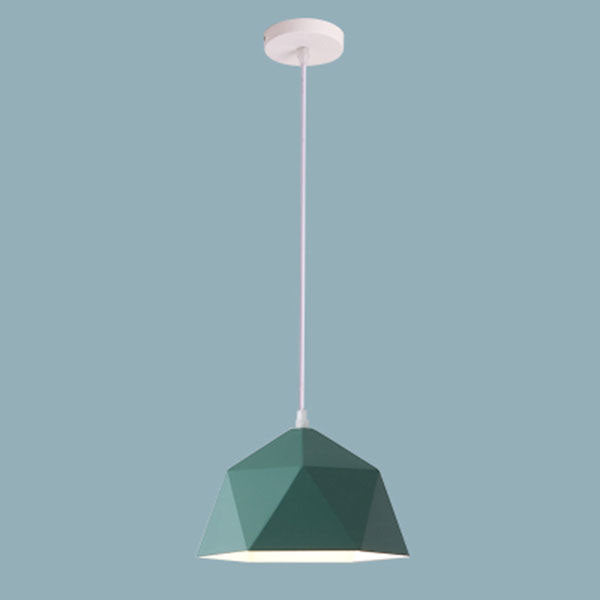 Modern Geometric Iron Pendant Light