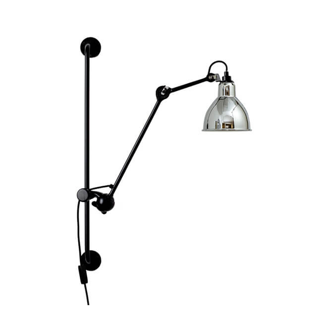Vintage Industrial Iron Swing Arm Wall Sconce