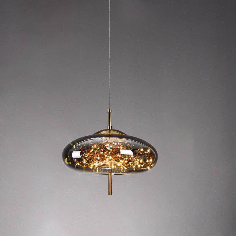 Nordic Cylinder Glass Pendant Light
