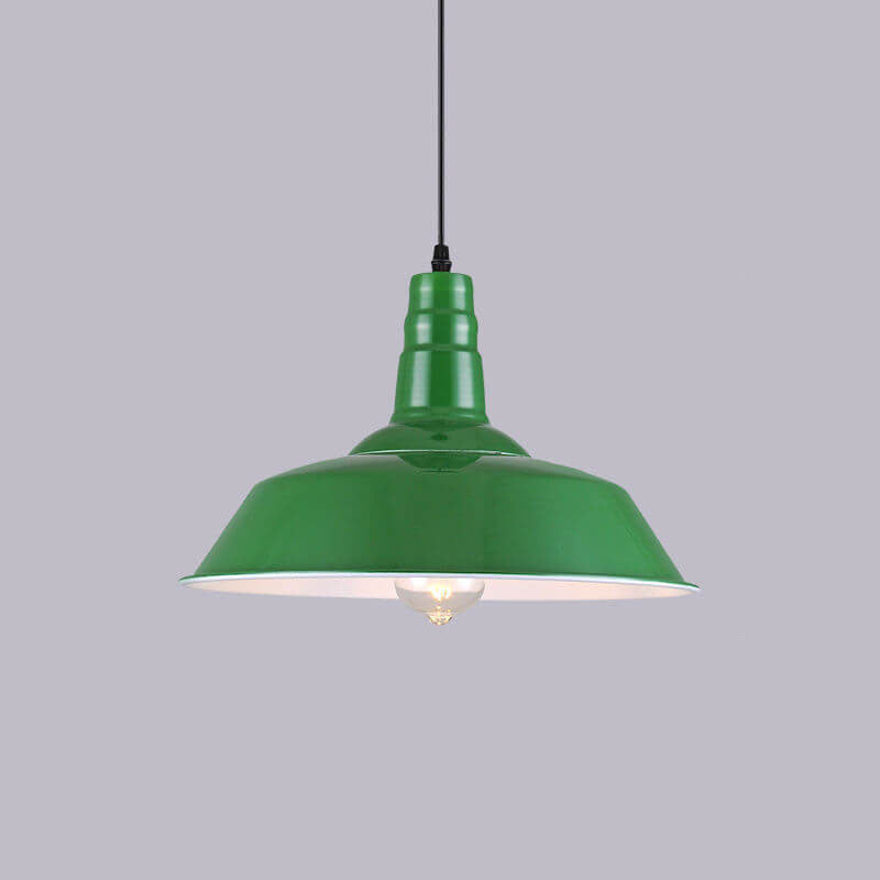 Industrial Dome Iron Pendant Light