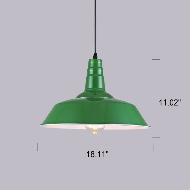 Industrial Dome Iron Pendant Light
