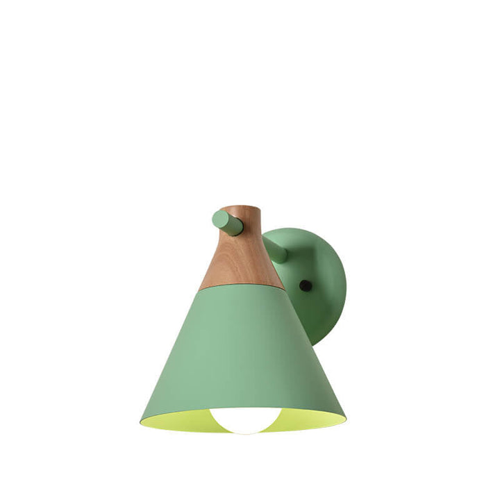 Nordic Solid Wood Wall Sconce