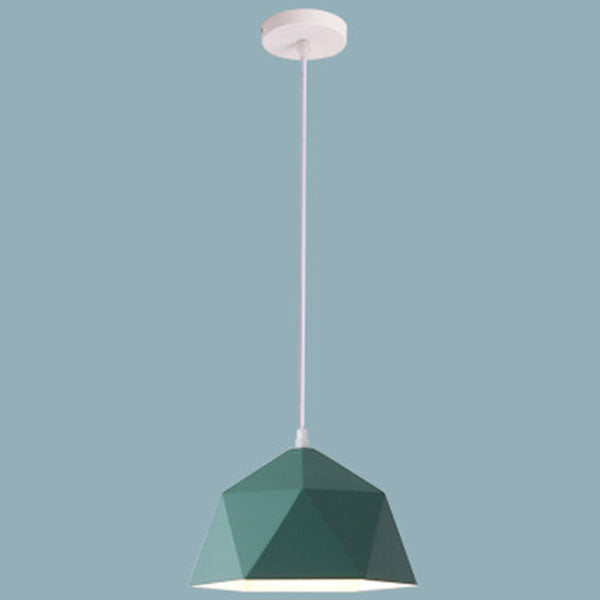 Modern Geometric Iron Pendant Light