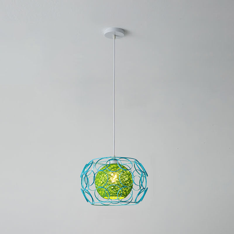 Minimalist Drum Iron Pendant Light