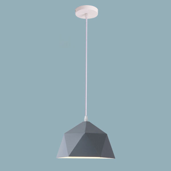 Modern Geometric Iron Pendant Light