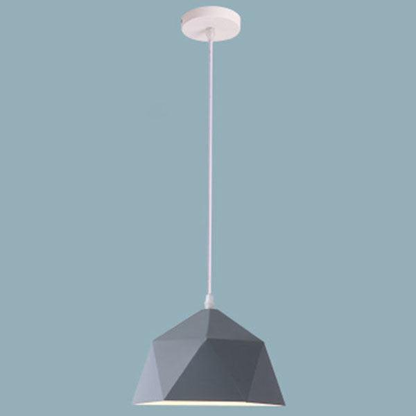 Modern Geometric Iron Pendant Light