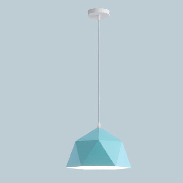 Modern Geometric Iron Pendant Light