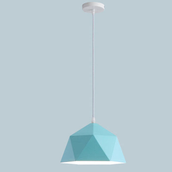 Modern Geometric Iron Pendant Light