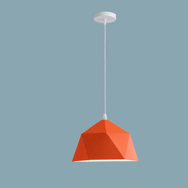 Modern Geometric Iron Pendant Light