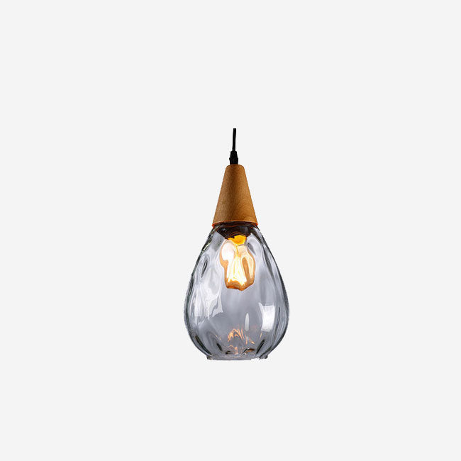 Minimalist Round Glass Pendant Light
