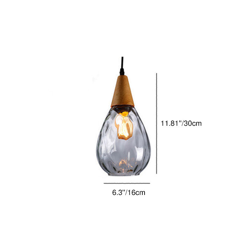 Minimalist Round Glass Pendant Light