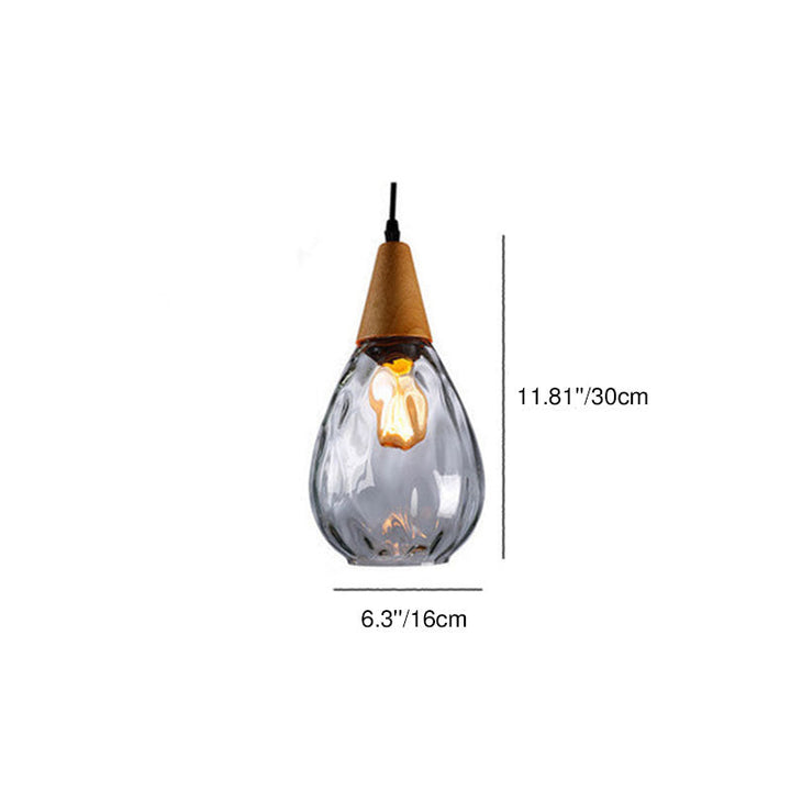 Minimalist Round Glass Pendant Light