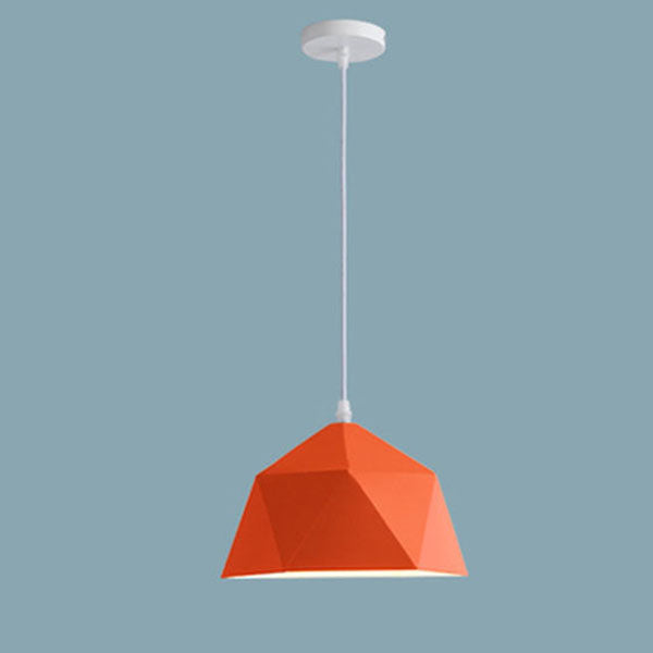 Modern Geometric Iron Pendant Light