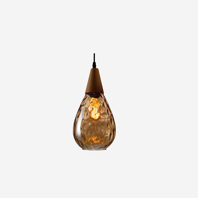 Minimalist Round Glass Pendant Light