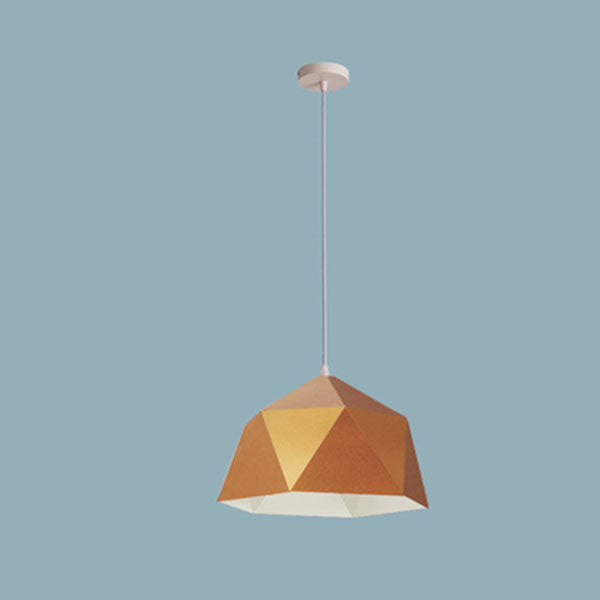 Modern Geometric Iron Pendant Light