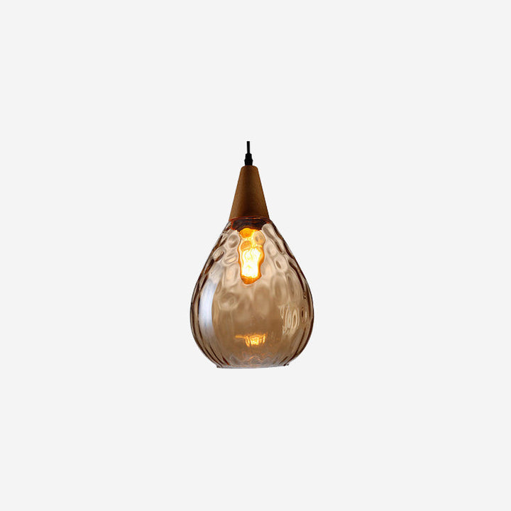 Minimalist Round Glass Pendant Light