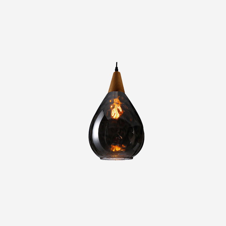 Minimalist Round Glass Pendant Light