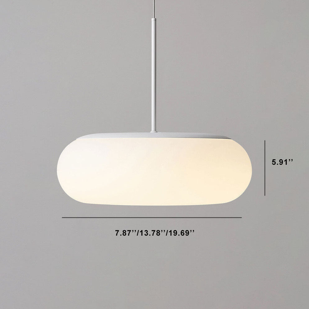 Minimalist Drum LED Pendant Light