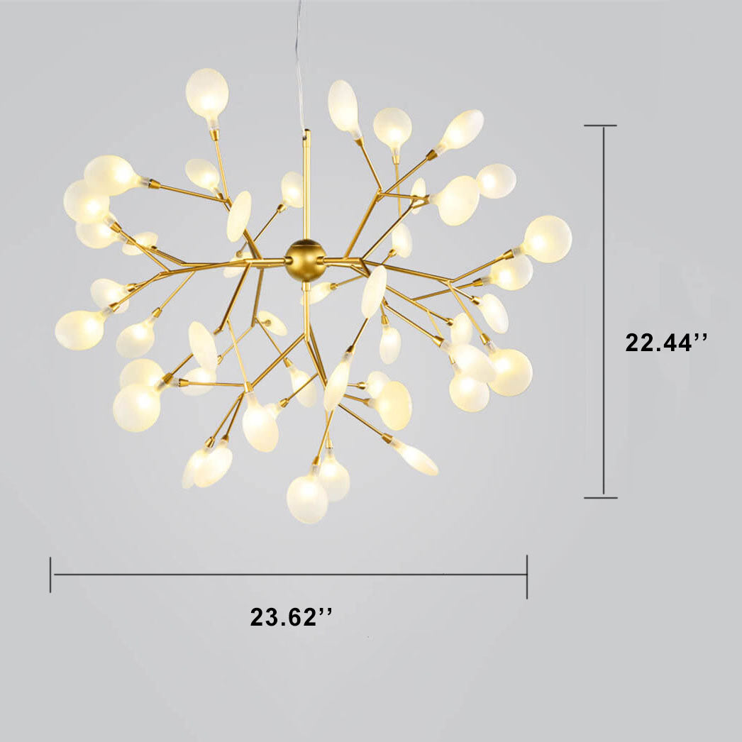 Modern Metal 36-Light LED Chandelier