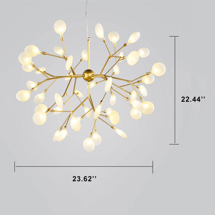 Modern Metal 36-Light LED Chandelier