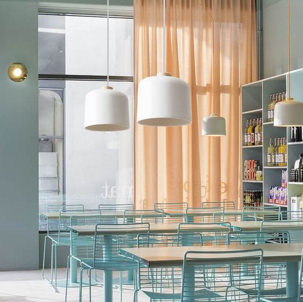 Modern Cylinder Aluminum Pendant Light