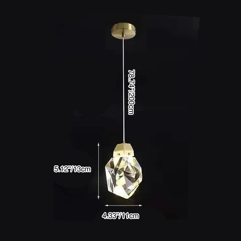 Modern Crystal LED Pendant Light