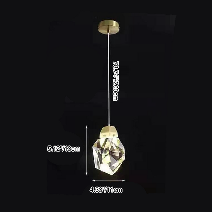 Modern Crystal LED Pendant Light