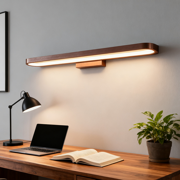 Minimalist Circular Aluminum LED Vanity Light